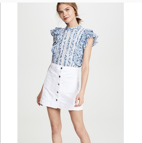 Veronica Beard Dresses & Skirts - Veronica beard white denim skirt